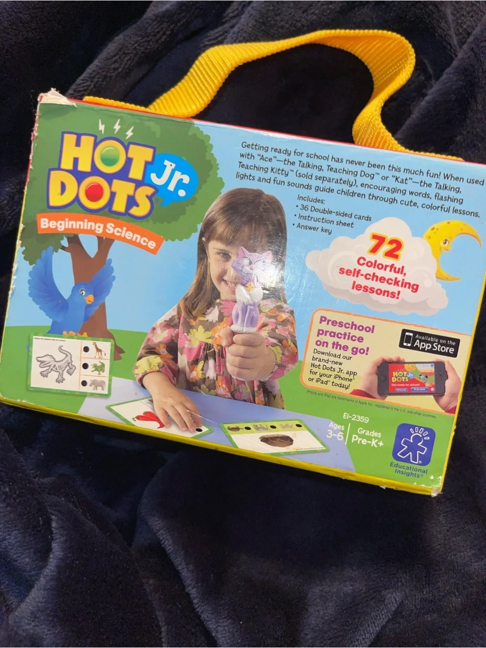 Hot Dots Jr Beginning Science Interactive Learning Set - Yellow